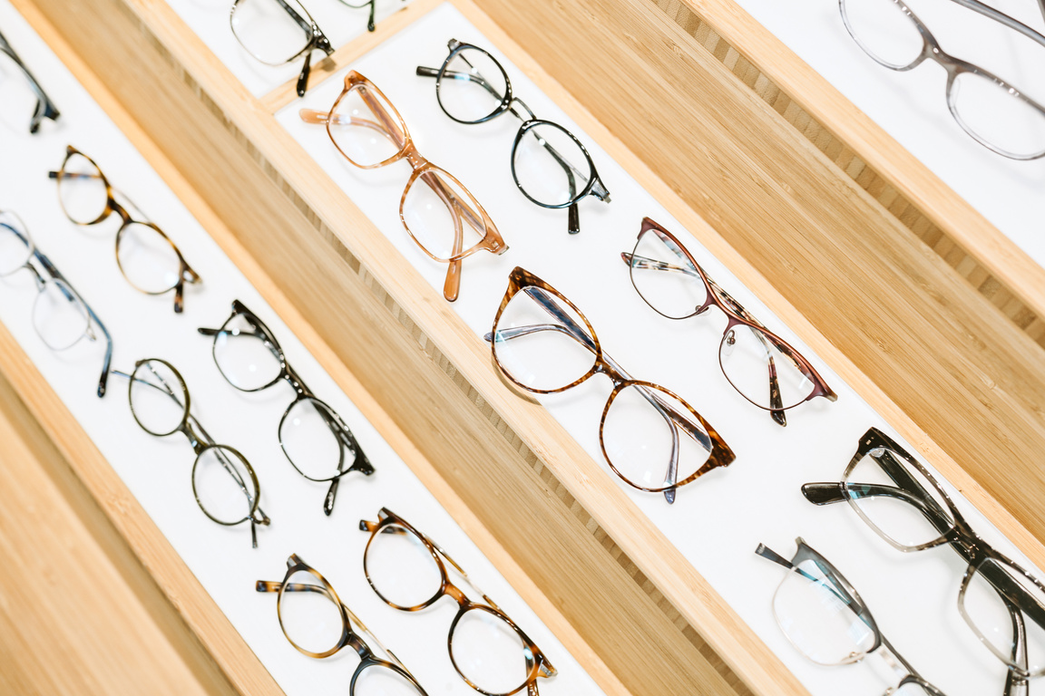 Glasses At Prescription Eyeglass Shop