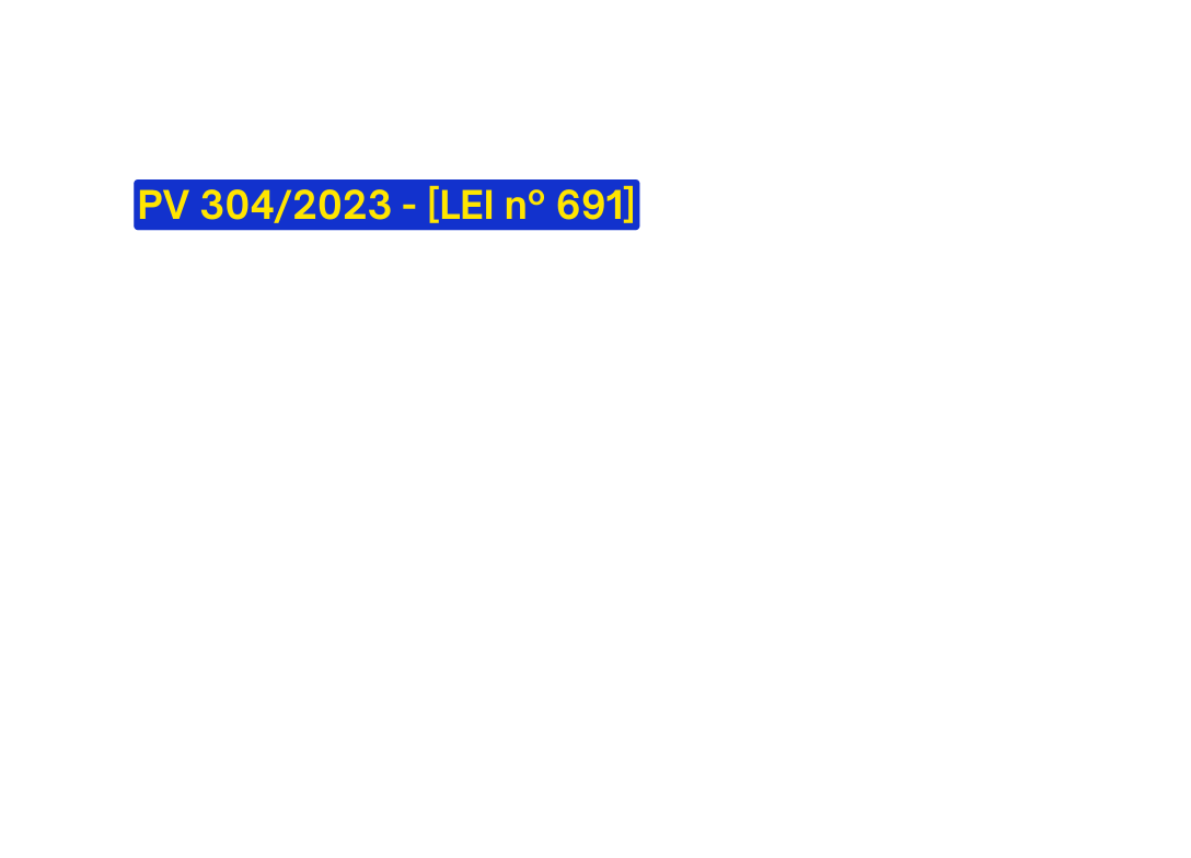PV 304 2023 LEI nº 691